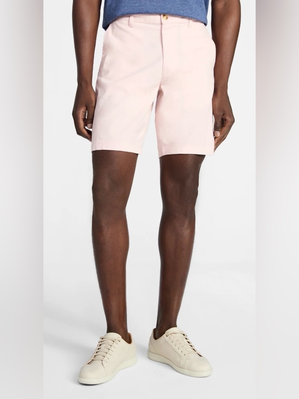 George Men’s Modern Fit Flat Front Pink Cove Shorts Size 44 9” Inseam New